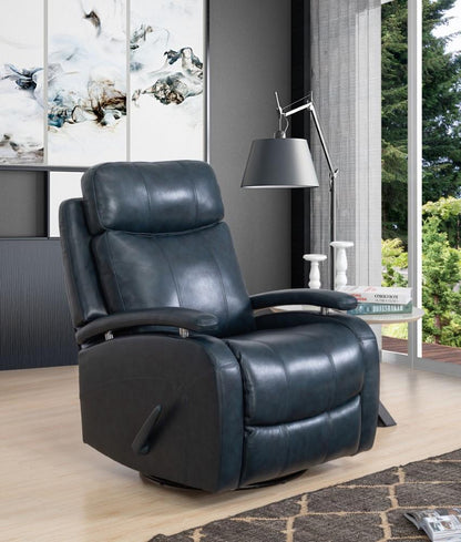 BarcaLounger - Duffy Swivel Glider Recliner Ryegate Sapphire Blue - 83610370645 veiw 7