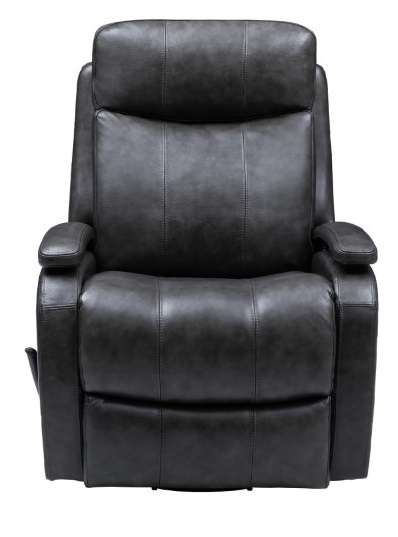 BarcaLounger - Duffy Swivel Glider Recliner in Ryegate Gray - 83610370692 veiw 1