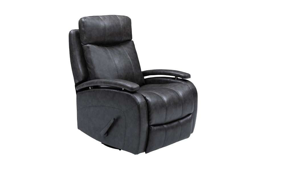 BarcaLounger - Duffy Swivel Glider Recliner in Ryegate Gray - 83610370692 veiw 2