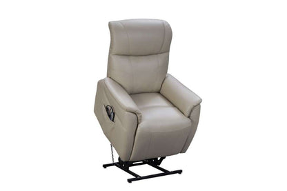 BarcaLounger - Leighton Lift Chair Recliner with Power Head Rest, Power Lumbar & Lay Flat Mechanism in Laurel Cream - 23PHL3085372682 veiw 3