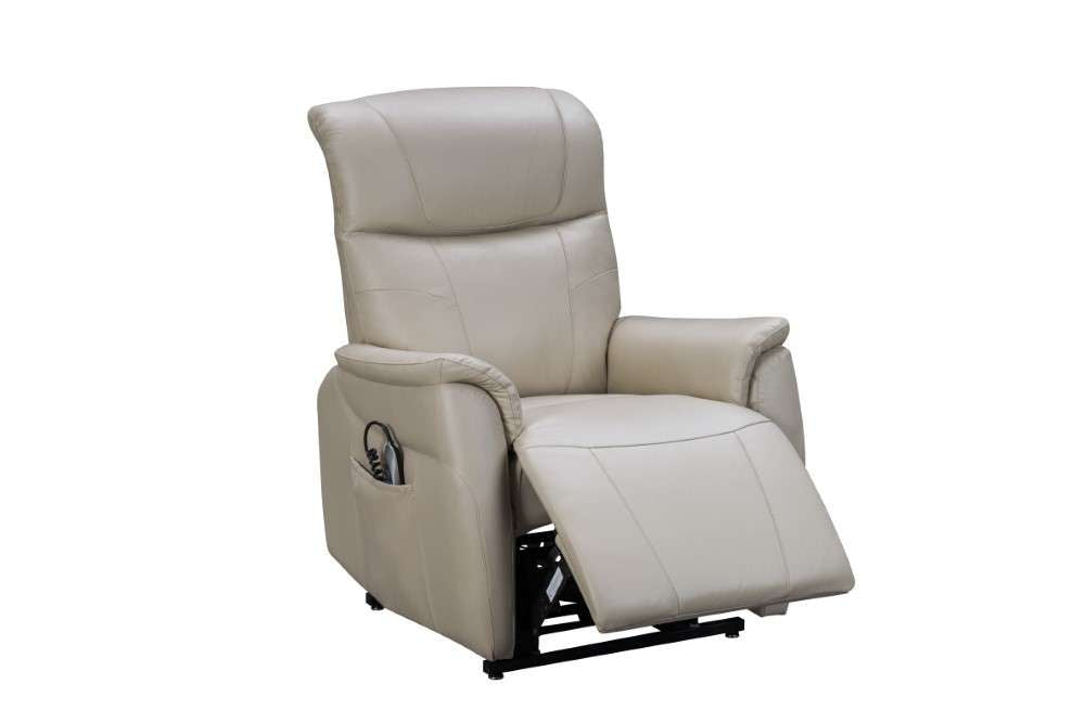 BarcaLounger - Leighton Lift Chair Recliner with Power Head Rest, Power Lumbar & Lay Flat Mechanism in Laurel Cream - 23PHL3085372682 veiw 4