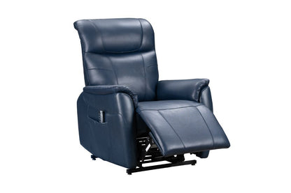 BarcaLounger - Leighton Lift Chair Recliner with Power Head Rest, Power Lumbar & Lay Flat Mechanism in Marco Navy Blue - 23PHL3085373145 veiw 2