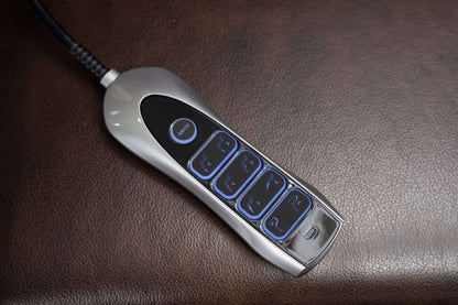 BarcaLounger - Leighton Lift Chair Recliner with Power Head Rest, Power Lumbar & Lay Flat Mechanism in Tonya Brown - 23PHL3085371286 veiw 4