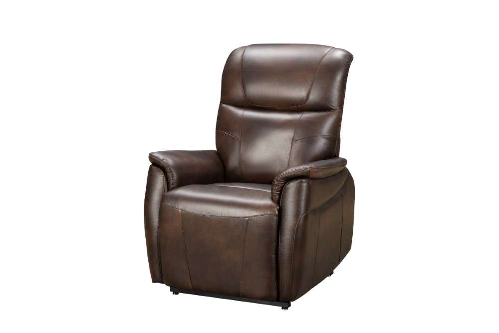 BarcaLounger - Leighton Lift Chair Recliner with Power Head Rest, Power Lumbar & Lay Flat Mechanism in Tonya Brown - 23PHL3085371286 veiw 6