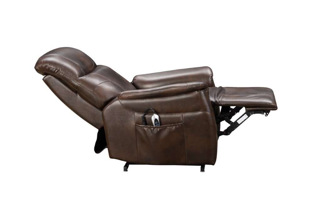 BarcaLounger - Leighton Lift Chair Recliner with Power Head Rest, Power Lumbar & Lay Flat Mechanism in Tonya Brown - 23PHL3085371286 veiw 10