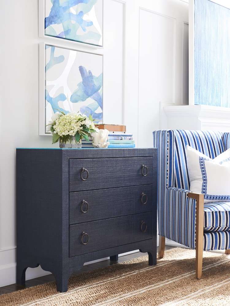 Barclay Butera - Balboa Island Raffia Hall Chest - 01-0922-974 veiw 2