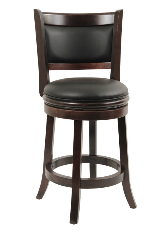 Boraam - 26in Augusta Swivel Stool in Cappuccino - 48824 veiw 1