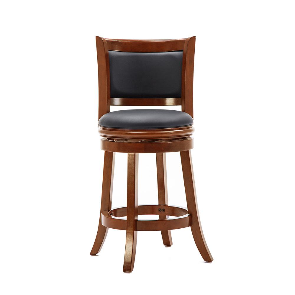 Boraam - 26in Augusta Swivel Stool in Cherry - 49824 veiw 4