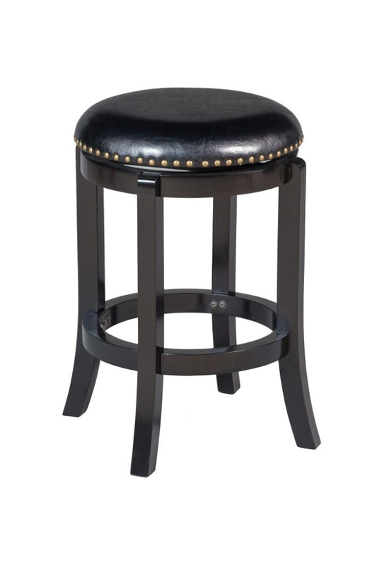 Boraam - 24in Cordova Swivel Stool in Black - 33624 veiw 1