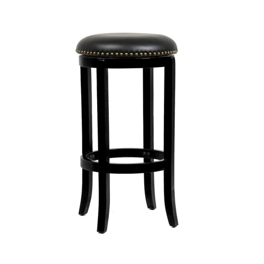 Boraam - 29in Cordova Swivel Stool in Black - 33629 veiw 1
