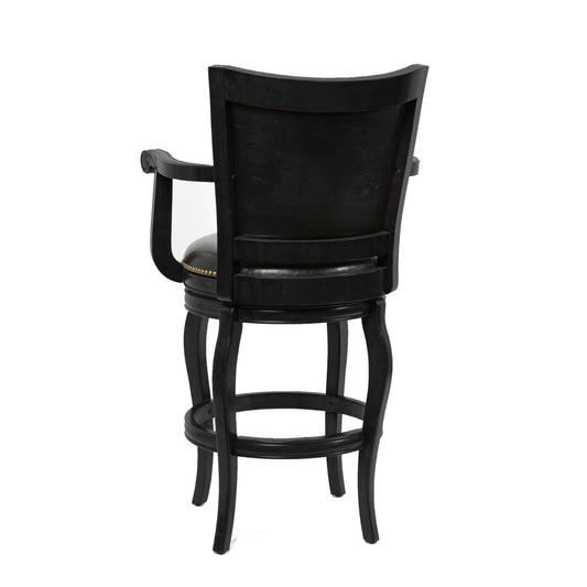 Boraam - 29in Jones Memory Swivel Stool in Black - 52329 veiw 2