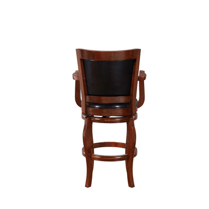 Boraam - 29in Jones Memory Swivel Stool in Cherry - 52129 veiw 4