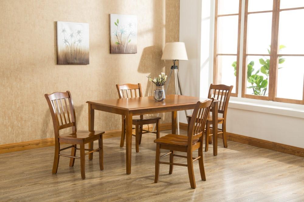 Boraam - 5Pc Shaker Dining Set in Walnut - 81636 veiw 1