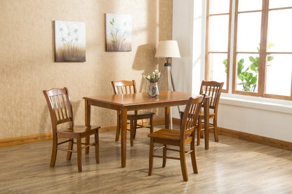 Boraam - 5Pc Shaker Dining Set in Walnut - 81636 veiw 1
