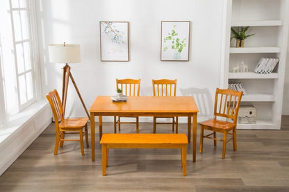 Boraam - 6Pc Shaker Dining Set in Oak - 86136 veiw 1