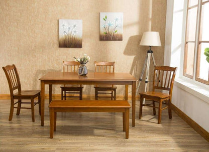 Boraam - Shaker Bench in Walnut - 36636 veiw 6