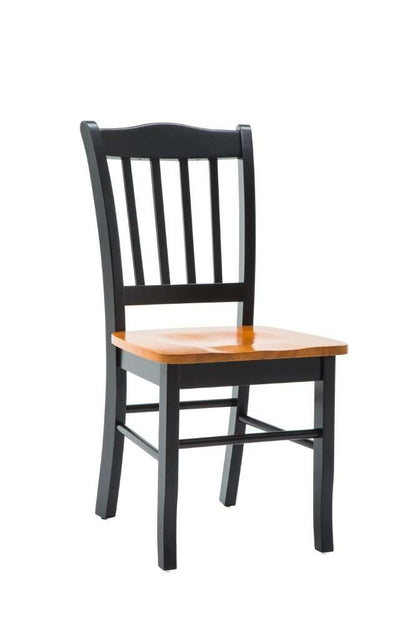 Boraam - Shaker Chair in Black and Oak (Set of 2) - 30536 veiw 2