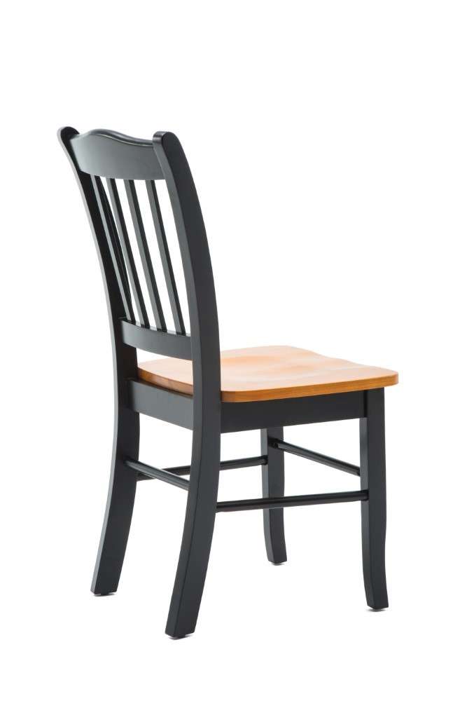 Boraam - Shaker Chair in Black and Oak (Set of 2) - 30536 veiw 3