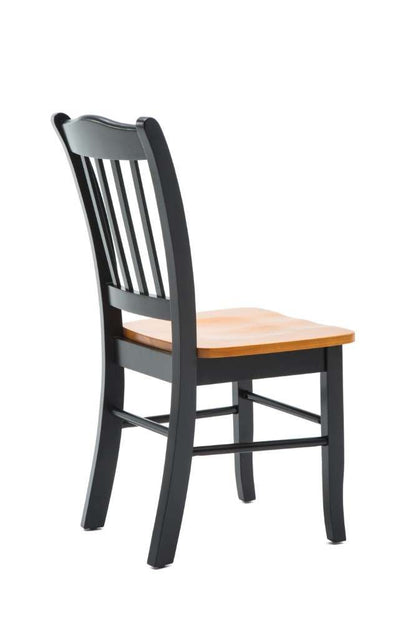Boraam - Shaker Chair in Black and Oak (Set of 2) - 30536 veiw 3