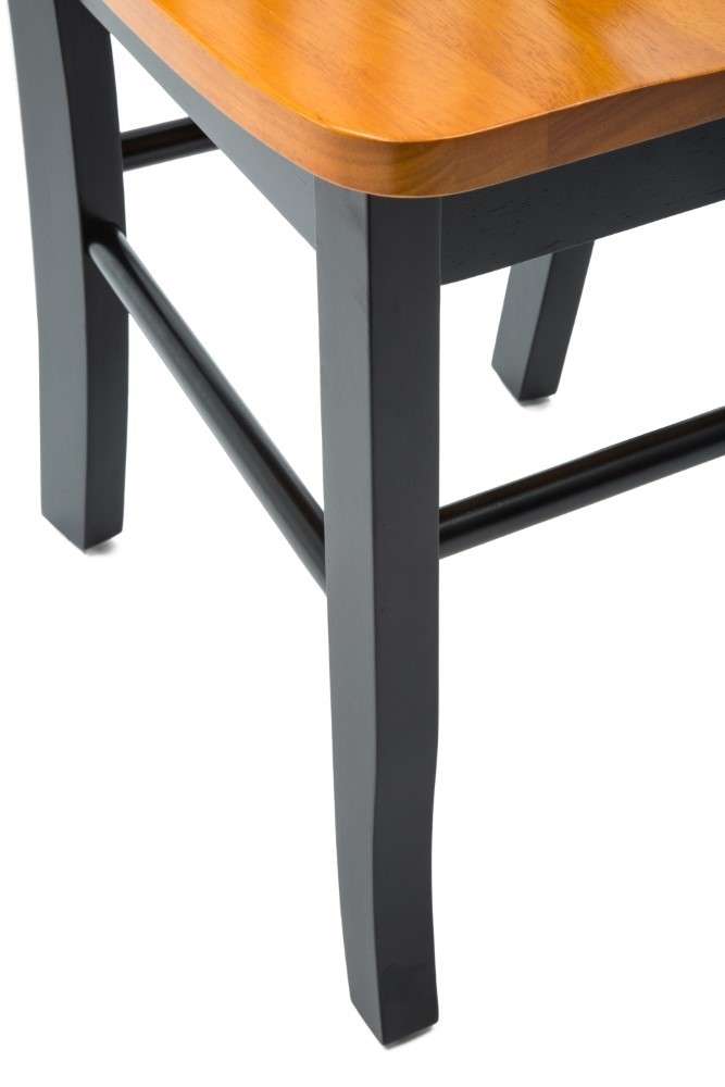 Boraam - Shaker Chair in Black and Oak (Set of 2) - 30536 veiw 7