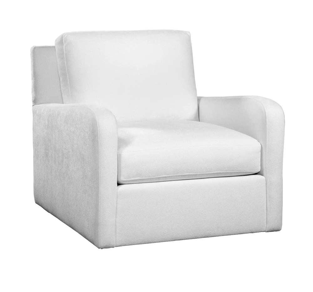 Braxton Culler - Arlington Chair (White Crypton Performance Fabric) - 740-001 veiw 1