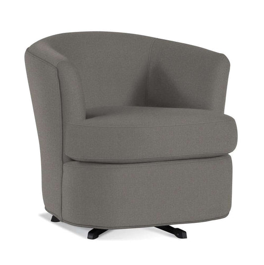 Braxton Culler - Ashby Swivel Tub Chair (Brown Crypton Performance Fabric) - 539-005 veiw 1