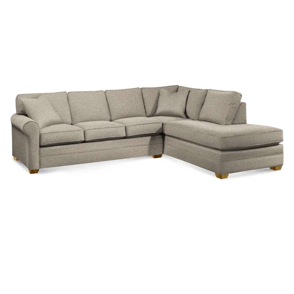 Braxton Culler - Bedford Two-Piece Bumper Sectional (Brown Crypton Performance Fabric) - 728-2PC-SEC2 veiw 1