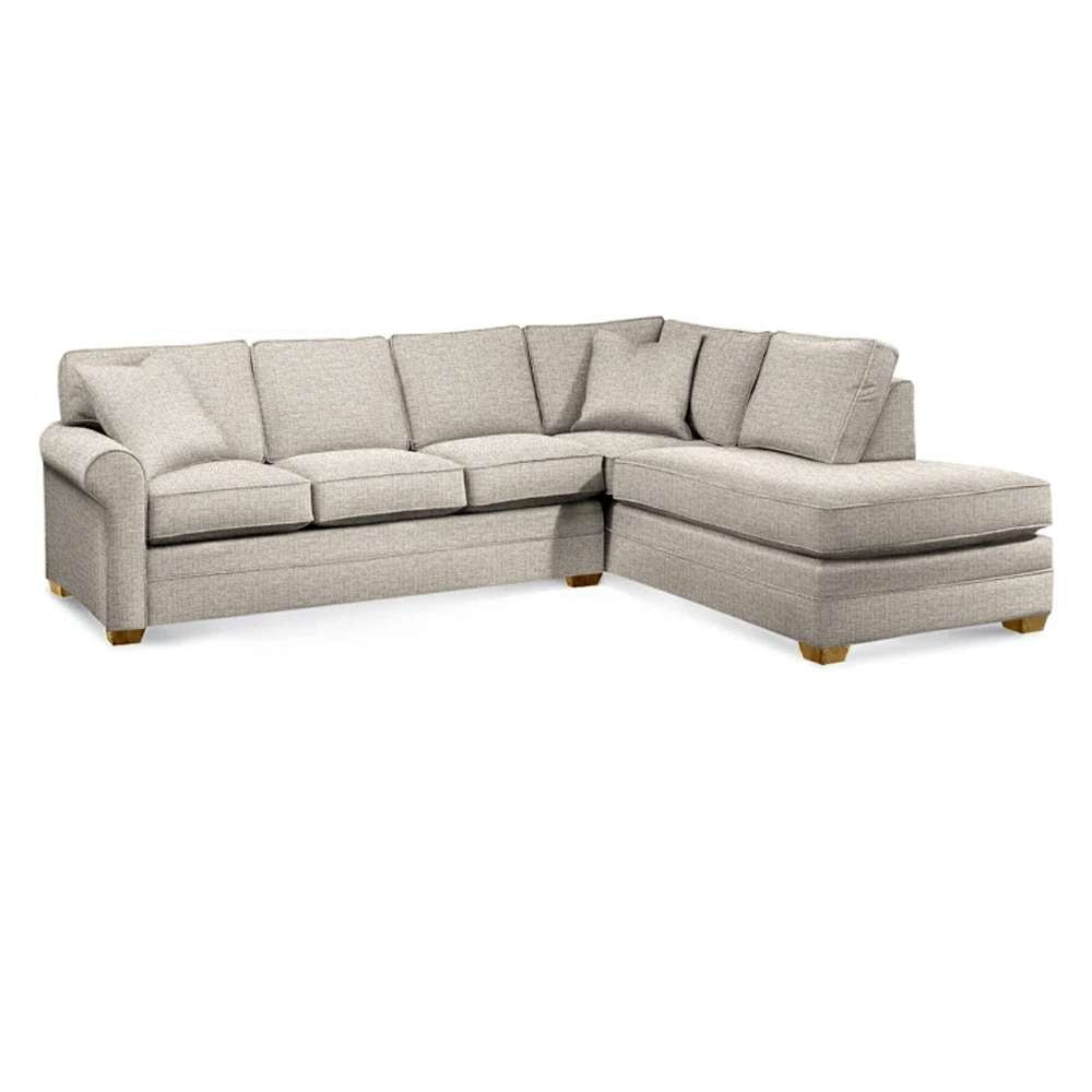 Braxton Culler - Bedford Two-Piece Bumper Sectional (White Crypton Performance Fabric) - 728-2PC-SEC2 veiw 1