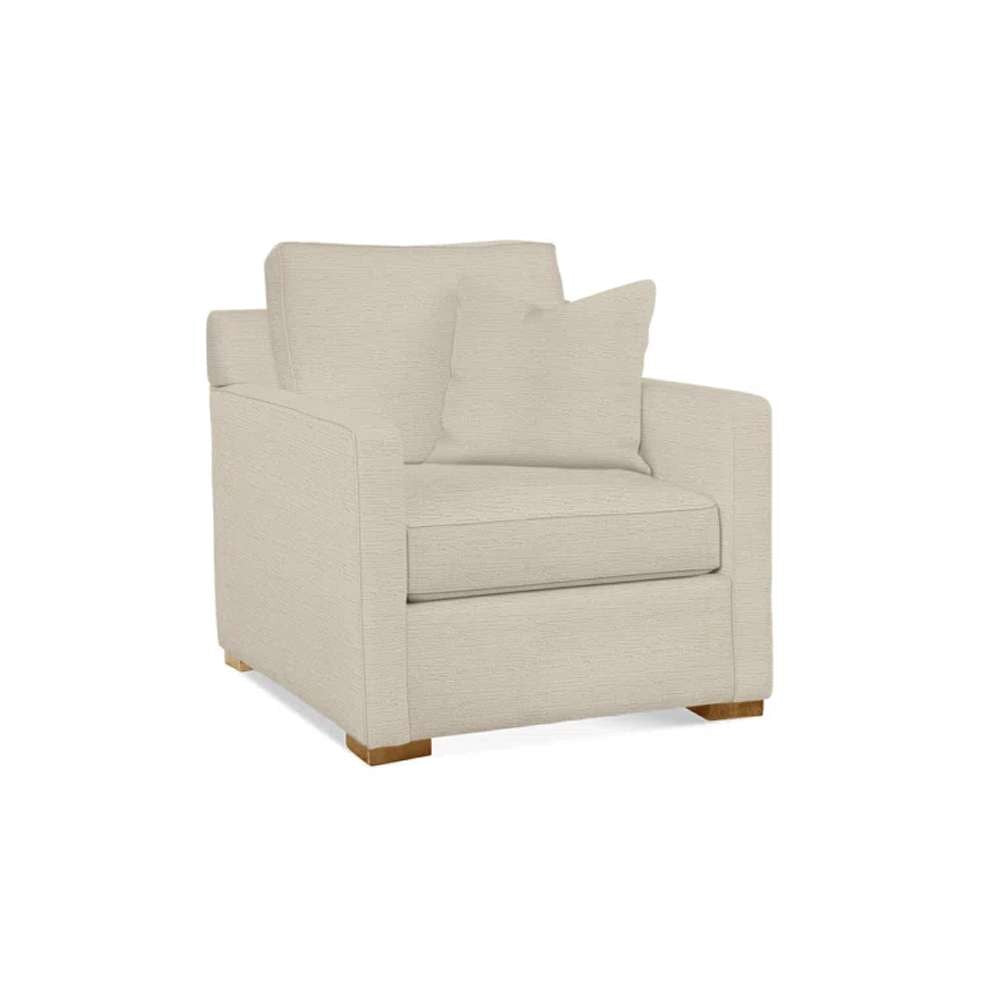 Braxton Culler - Bel-Air Chair (White Crypton Performance Fabric) - 705-101 veiw 1