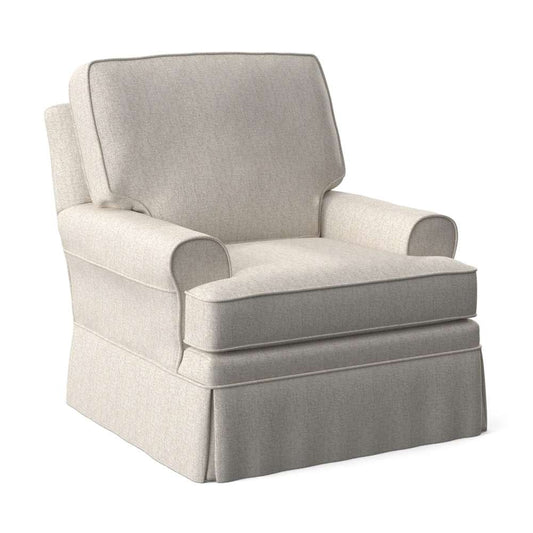 Braxton Culler - Belmont Swivel Glider (White Crypton Performance Fabric) - 621-002 veiw 1