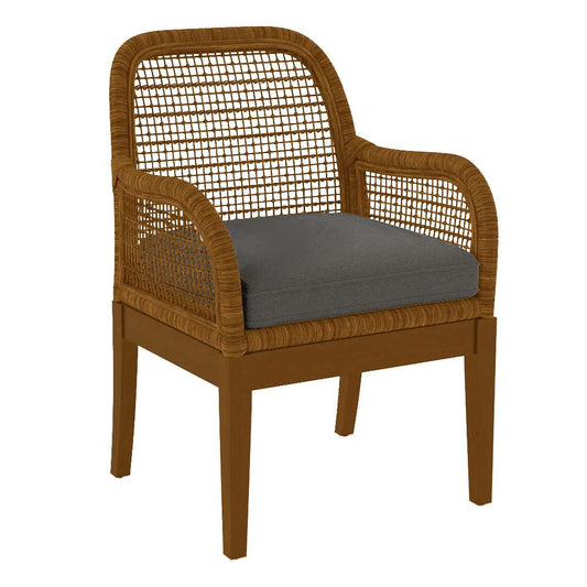 Braxton Culler - Boone Arm Chair (Brown Crypton Performance Fabric) - 1017-029 veiw 1