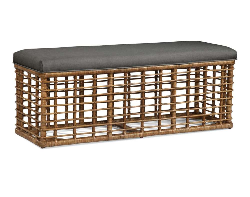 Braxton Culler - Bridgehampton Bench (Brown Crypton Performance Fabric) - 1031-094 veiw 1