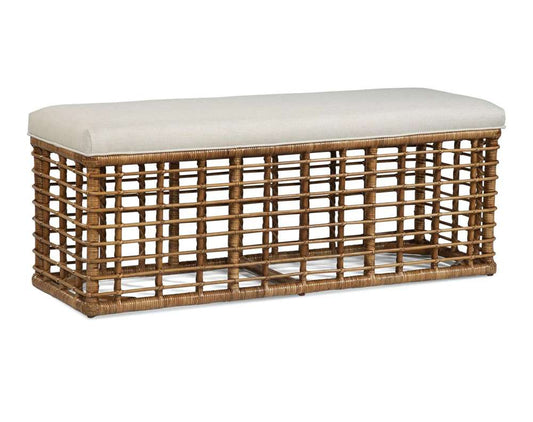 Braxton Culler - Bridgehampton Bench (White Crypton Performance Fabric) - 1031-094 veiw 1