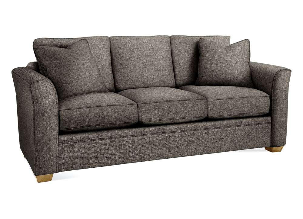 Braxton Culler - Bridgeport 3 over 3 Queen Sleeper Sofa (Brown Crypton Performance Fabric) - 560-0153 veiw 1