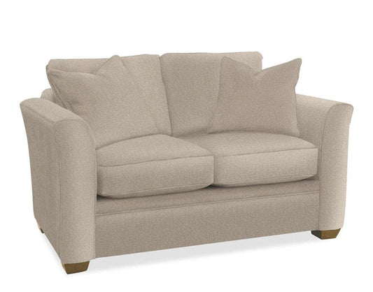 Braxton Culler - Bridgeport Loveseat with Wood Legs (Beige Crypton Performance Fabric) - 560-019 veiw 1