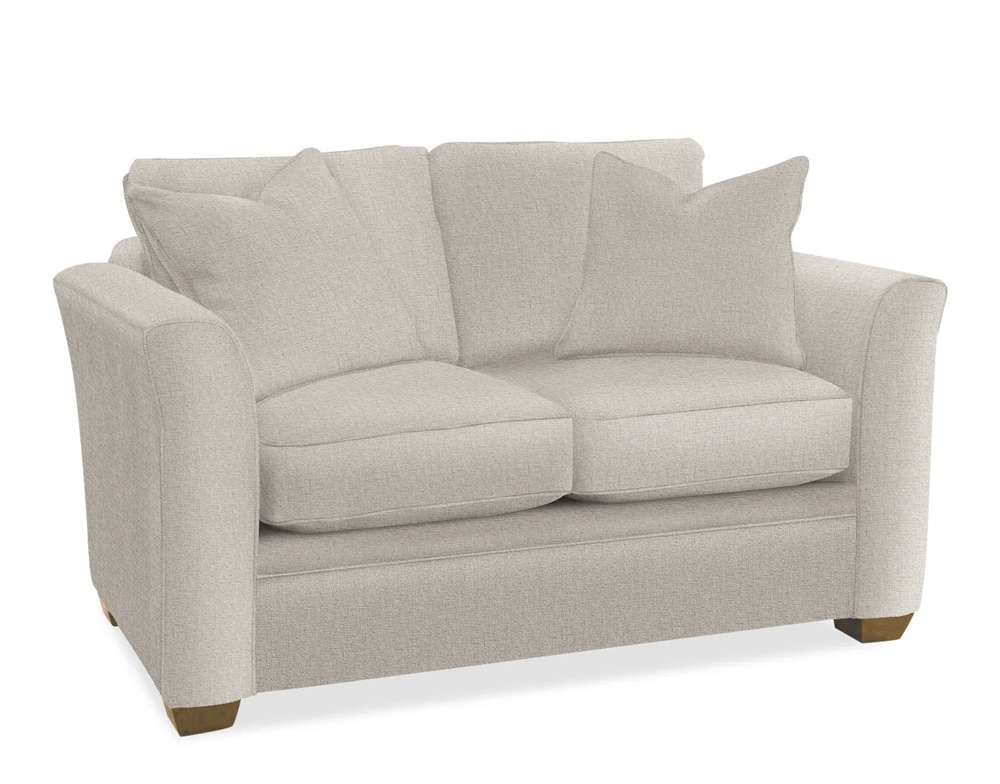 Braxton Culler - Bridgeport Loveseat with Wood Legs (White Crypton Performance Fabric) - 560-019 veiw 1