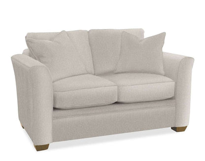 Braxton Culler - Bridgeport Loveseat with Wood Legs (White Crypton Performance Fabric) - 560-019 veiw 1