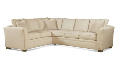 Braxton Culler - Bridgeport L Sectional (Beige Crypton Performance Fabric) - 560-2PC-SEC5 veiw 1
