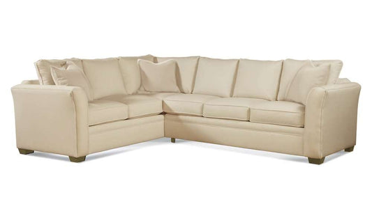 Braxton Culler - Bridgeport L Sectional (Beige Crypton Performance Fabric) - 560-2PC-SEC5 veiw 1
