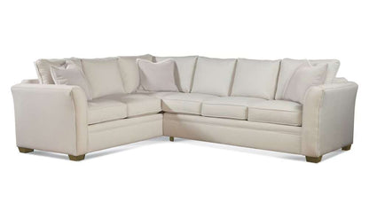 Braxton Culler - Bridgeport L Sectional (White Crypton Performance Fabric) - 560-2PC-SEC5 veiw 1
