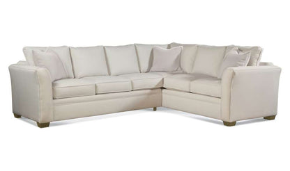 Braxton Culler - Bridgeport L Sectional (White Crypton Performance Fabric) - 560-2PC-SEC6 veiw 1