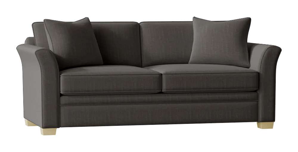 Braxton Culler - Bridgeport Sofa with Wood Legs (Brown Crypton Performance Fabric) - 560-011 veiw 1
