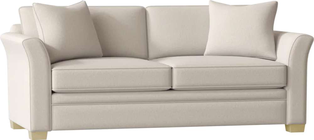 Braxton Culler - Bridgeport Sofa with Wood Legs (White Crypton Performance Fabric) - 560-011 veiw 1