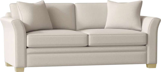Braxton Culler - Bridgeport Sofa with Wood Legs (White Crypton Performance Fabric) - 560-011 veiw 1