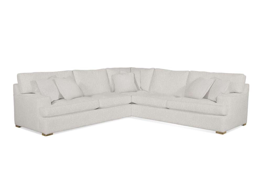 Braxton Culler - Bridgetown 3-Piece Corner Sectional (White Crypton Performance Fabric) - 785-3PC-SEC veiw 1