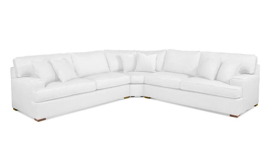 Braxton Culler - Bridgetown 3-Piece Wedge Sectional (White Crypton Performance Fabric) - 785-3PC-SEC2 veiw 1