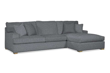 Braxton Culler - Cambria 2-Piece Chaise Sectional (Brown Crypton Performance Fabric) - 784-2PC-SEC1 veiw 1