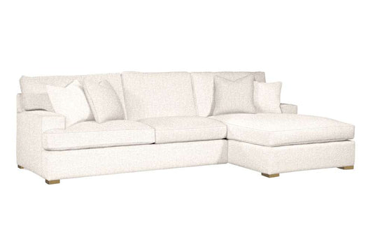 Braxton Culler - Cambria 2-Piece Chaise Sectional (White Crypton Performance Fabric) - 784-2PC-SEC1 veiw 1