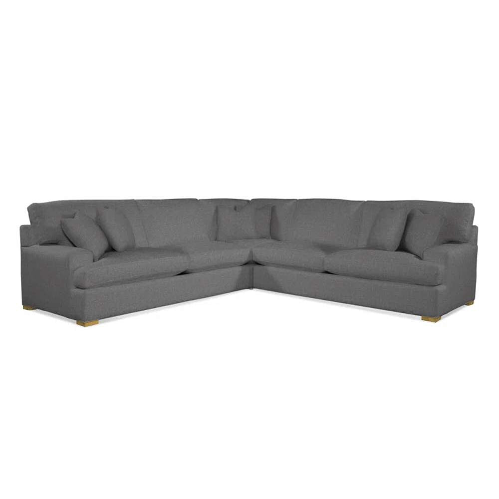 Braxton Culler - Cambria 3-Piece Chaise Sectional (Brown Crypton Performance Fabric) - 784-3PC-SEC1 veiw 1