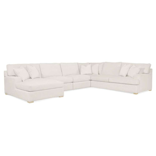 Braxton Culler - Cambria 5-Piece Chaise Sectional (White Crypton Performance Fabric) - 784-5PC-SEC1 veiw 1
